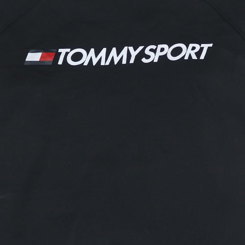 Tommy Sport Men's Black M Crew Neck Pullover Sweatshirt