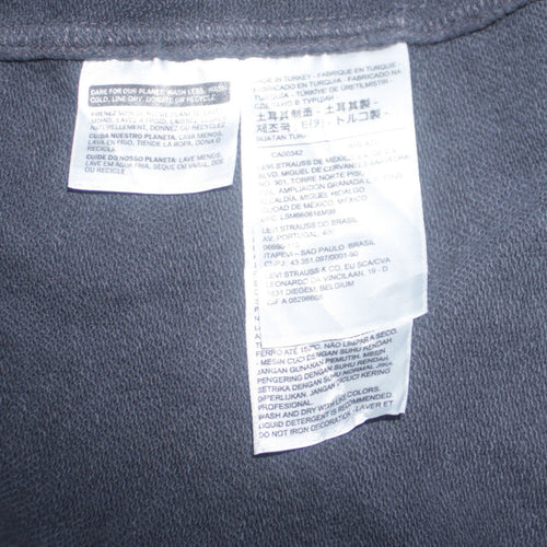 Levi's Men's Grey Relaxed Fit Logo Crew Neck Sweatshirt Size M