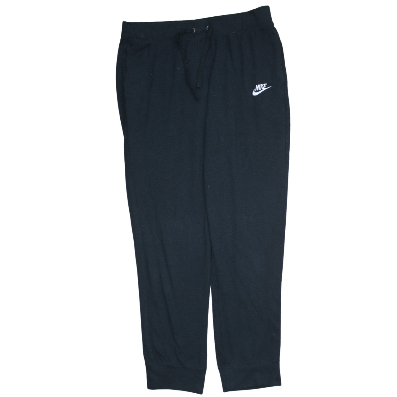 Nike Men's Black Jogger Sweatpants M Regular Fit Drawstring Waist