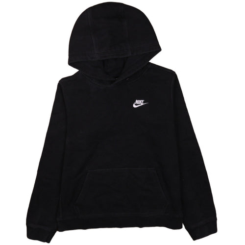 Nike Womens Black Pullover Hoodie XL Relaxed Fit Cotton Blend