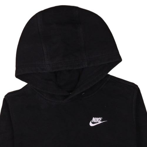 Nike Womens Black Pullover Hoodie XL Relaxed Fit Cotton Blend