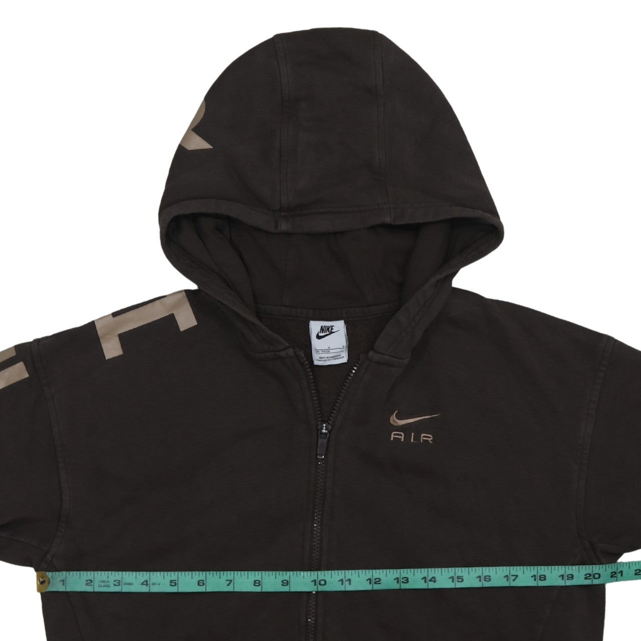 Nike Boys Black Full Zip Hoodie 146cm Fleece Lined Sportswear