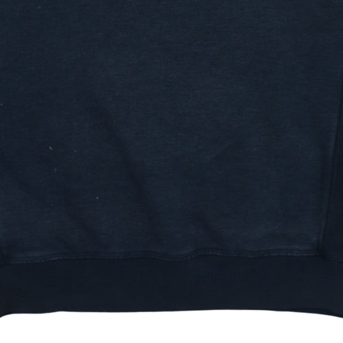 Ellesse Mens Blue XL Pullover Sweatshirt Crew Neck Logo Embroidered