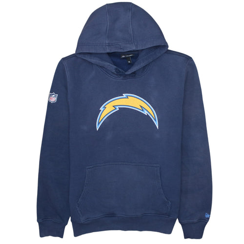 New Era Men's Blue XL Pullover Hoodie NFL Charger Logo Sportswear