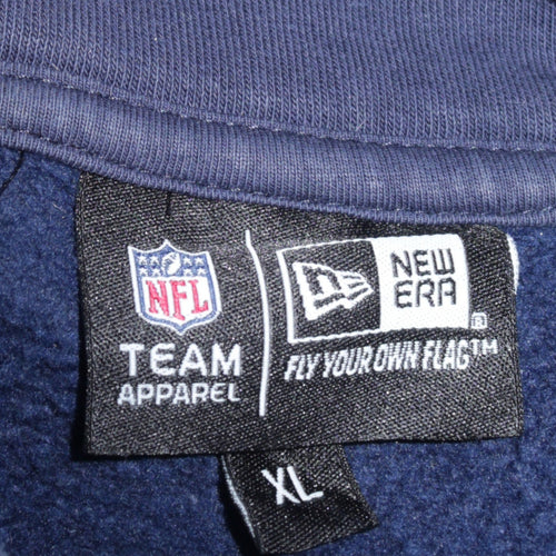 New Era Men's Blue XL Pullover Hoodie NFL Charger Logo Sportswear