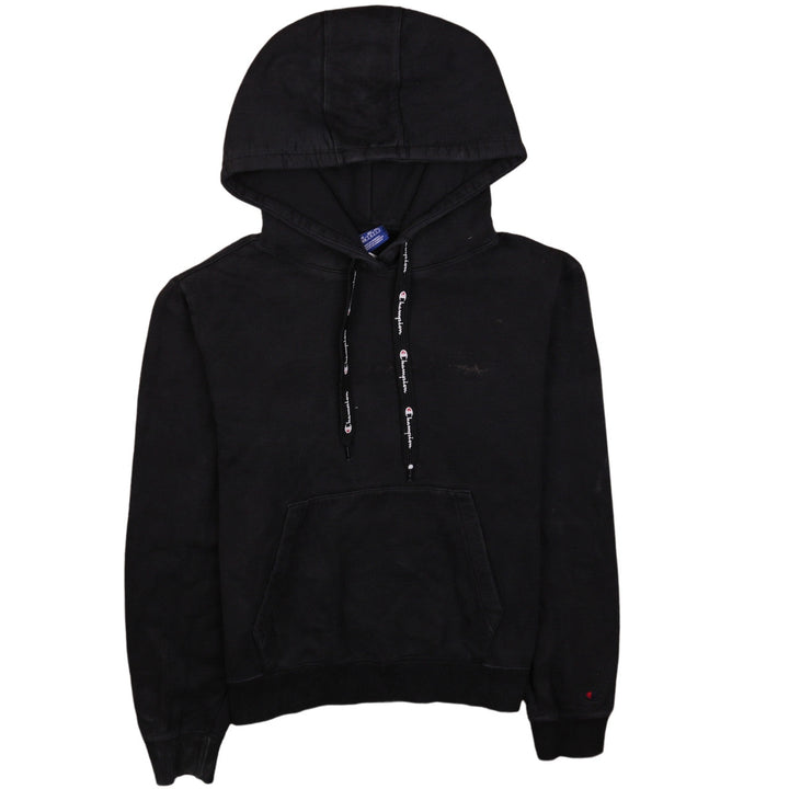 Champion Women's Black Pullover Hoodie Medium Cotton Blend