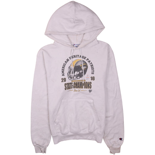 Champion Men's White Pullover Hoodie Small American Heritage Patriots 2016