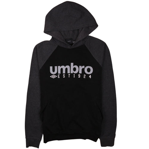 Umbro Men's Black Small Pullover Hoodie Sports Fleece