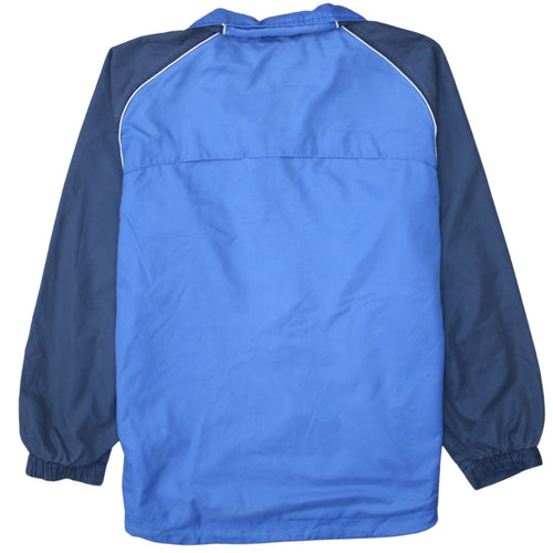 Nike Men's Blue Medium Windbreaker Jacket Lightweight Full Zip
