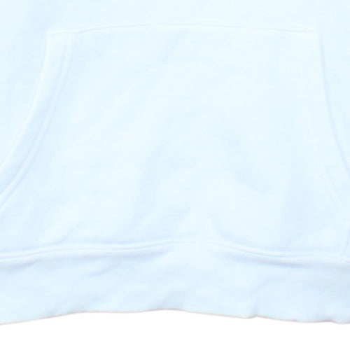 Tommy Jeans Women's White XS Pullover Hoodie Cotton Blend