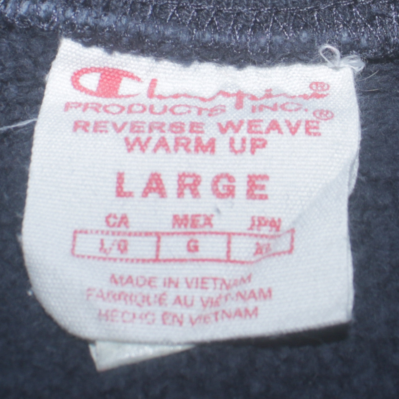 Champion Men’s Blue Crew Neck Pullover Sweatshirt Size L