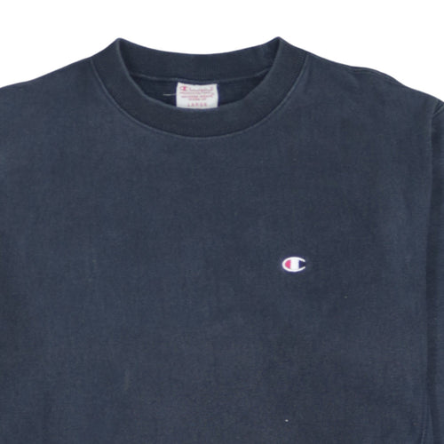 Champion Men’s Blue Crew Neck Pullover Sweatshirt Size L