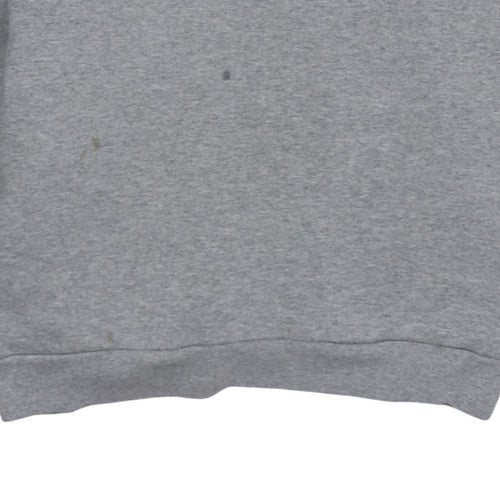 adidas Mens Grey Pullover Hoodie L Regular Fit Sportswear