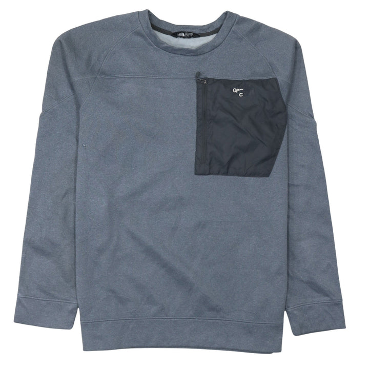 The North Face Men’s Grey XL Pullover Sweatshirt with Zipped Pocket
