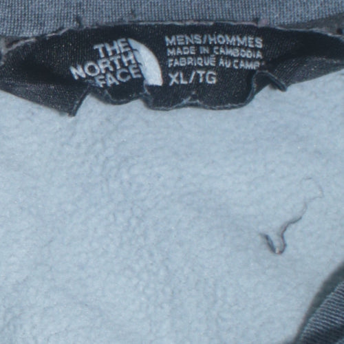 The North Face Men’s Grey XL Pullover Sweatshirt with Zipped Pocket
