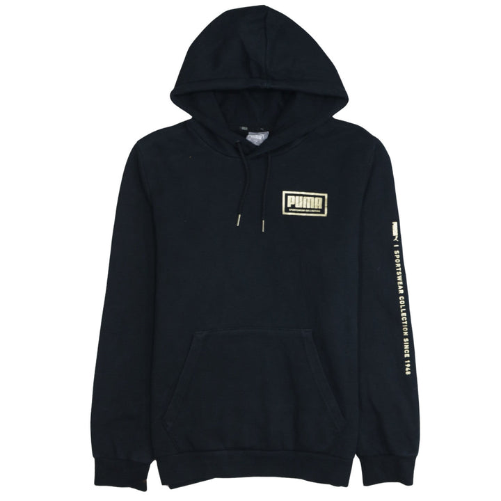 Puma Men's Black Pullover Hoodie S Sportswear Collection Fleece