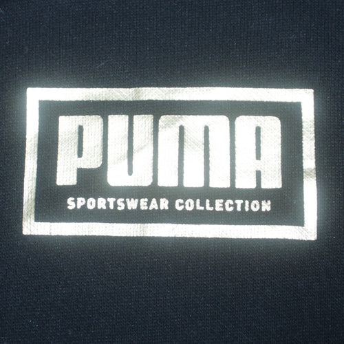 Puma Men's Black Pullover Hoodie S Sportswear Collection Fleece