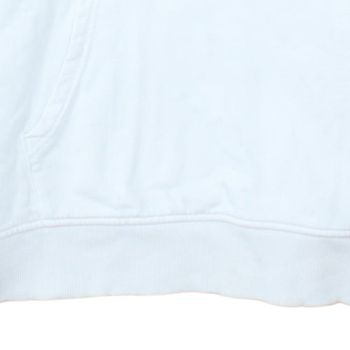 The North Face Men's White Pullover Hoodie M Logo Outdoor