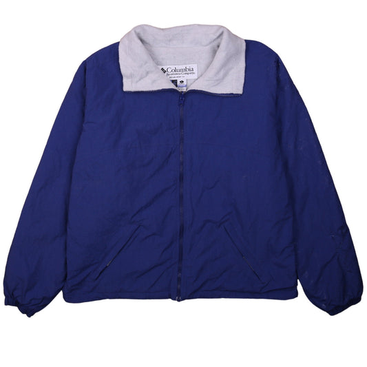 Columbia Women's Blue Full Zip Fleece Lined Interchange Jacket Size L