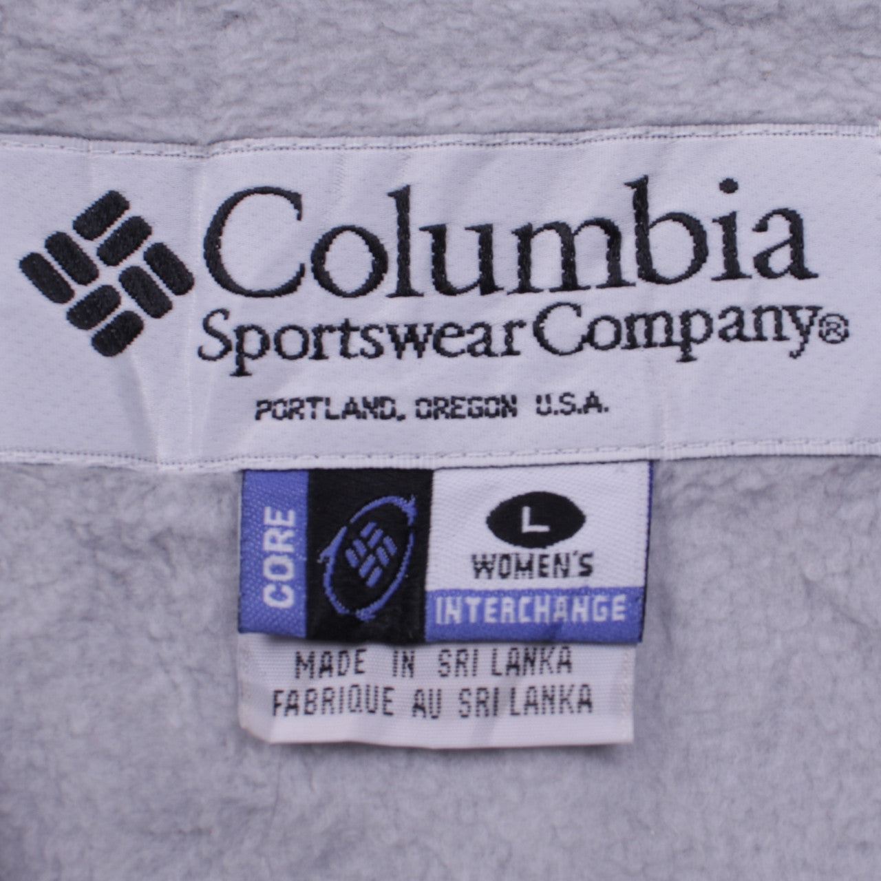 Columbia Women's Blue Full Zip Fleece Lined Interchange Jacket Size L