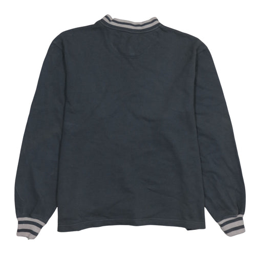 Schott NYC Men's Blue V-Neck Cotton Pullover Sweatshirt M