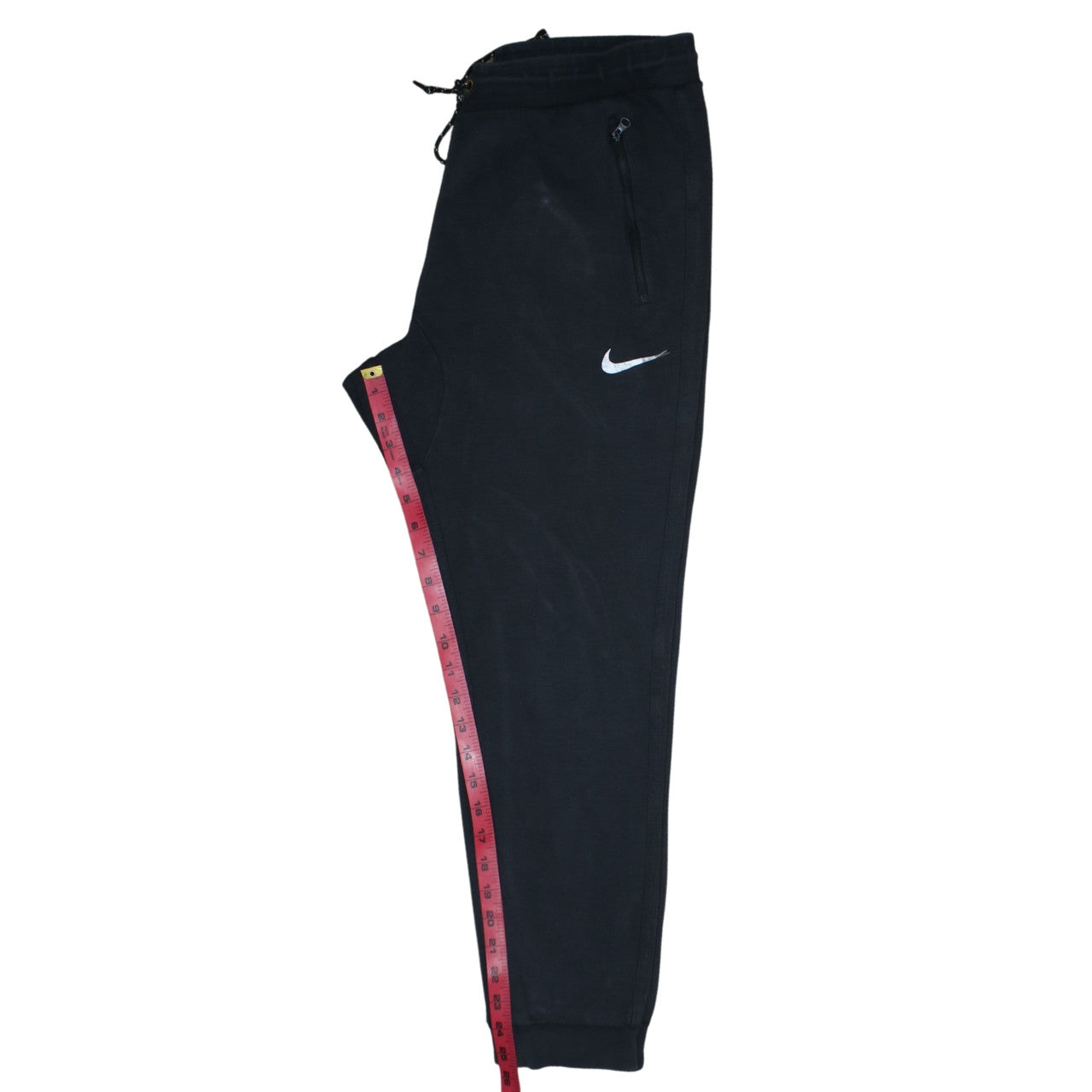 Nike Men Black Fleece Jogger Trousers M Regular Fit Sportswear