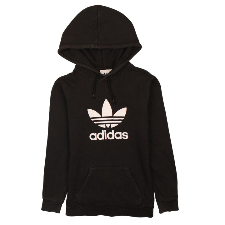 Adidas Men's Black Pullover Hoodie XS Logo Fleece Sweatshirt