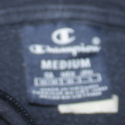 Champion Men's Blue 1/2 Zip Fleece Hoodie Medium