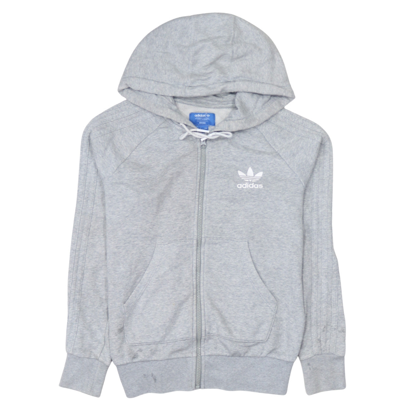 Adidas Rita Ora Women's Grey Full Zip Hoodie Size 8