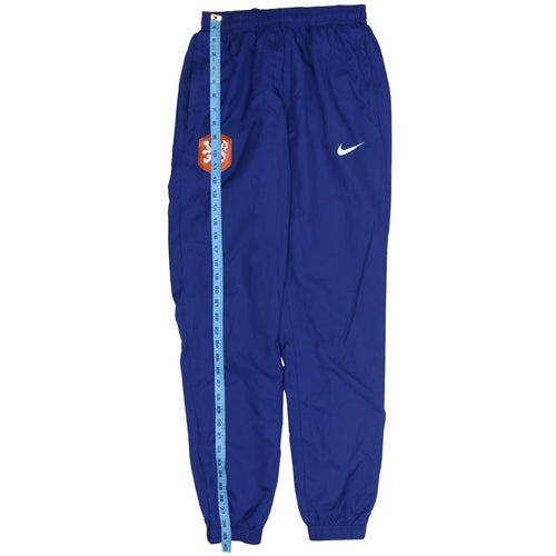 Nike Men Blue Track Pants Small Elastic Waist Lightweight Dri-Fit