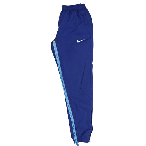 Nike Men Blue Track Pants Small Elastic Waist Lightweight Dri-Fit