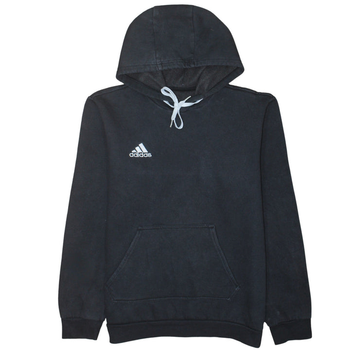 Adidas Men's Black Pullover Hoodie M Sports Fleece Sweatshirt