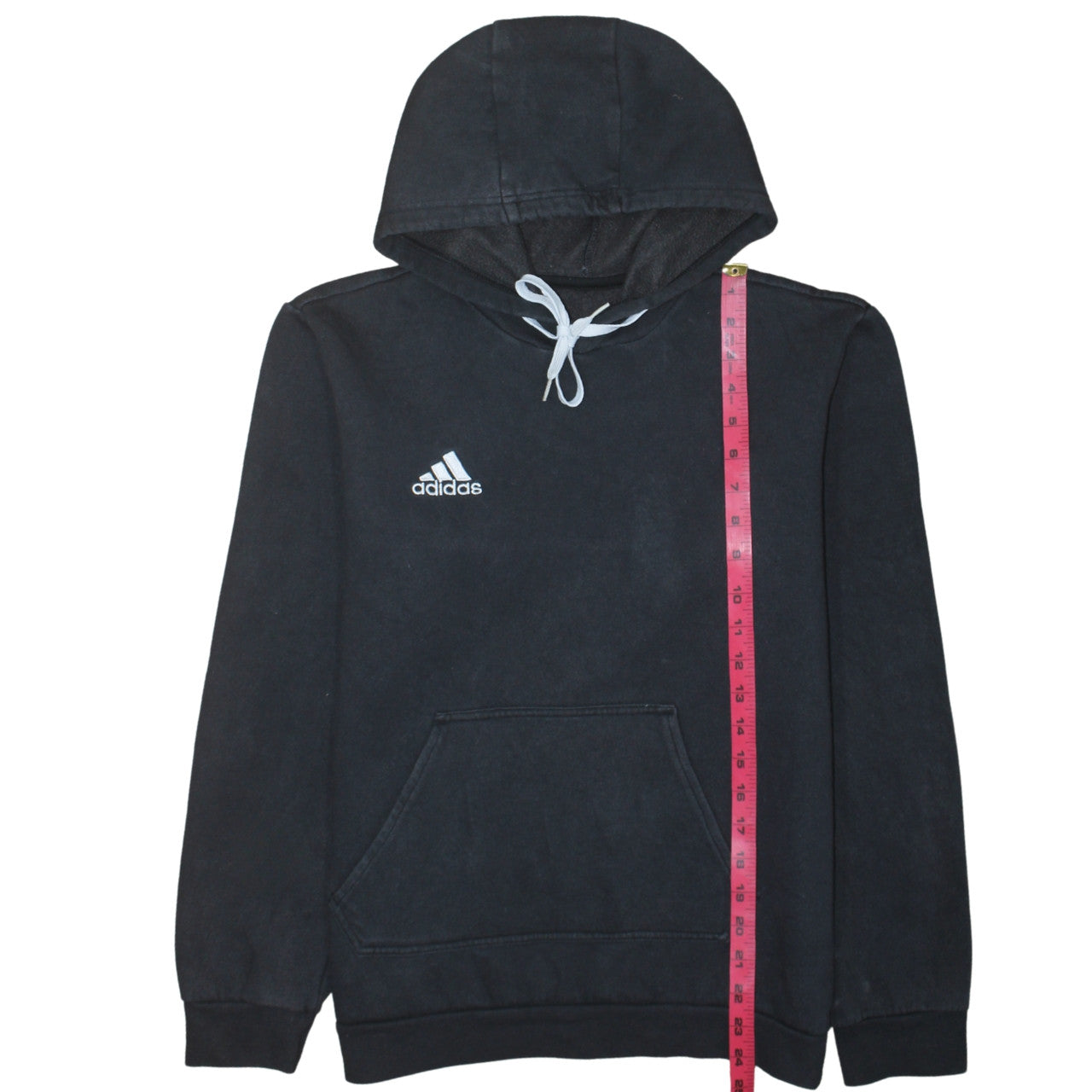 Adidas Men's Black Pullover Hoodie M Sports Fleece Sweatshirt