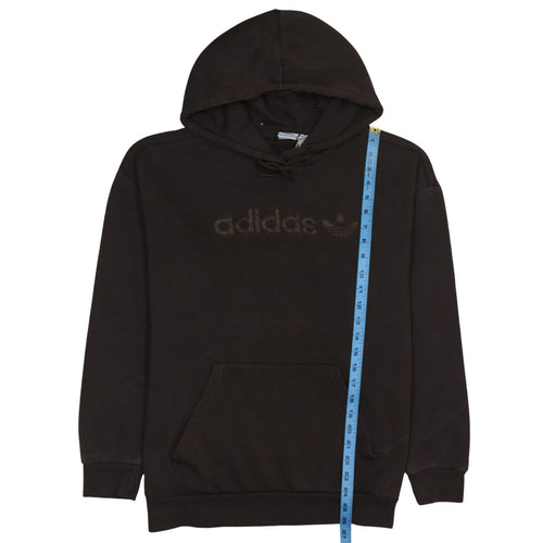 Adidas Womens Brown Pullover Hoodie Size 12 Hooded Sweatshirt