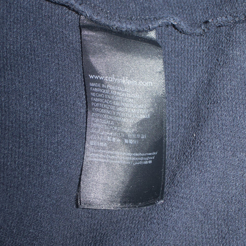 Calvin Klein Jeans Men's Black Logo Crew Neck Sweatshirt M
