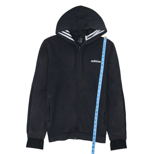 Adidas Men’s Black Full Zip Hoodie Size M Sportswear