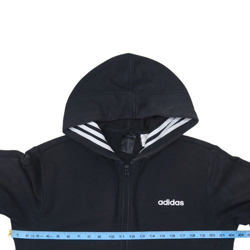 Adidas Men’s Black Full Zip Hoodie Size M Sportswear