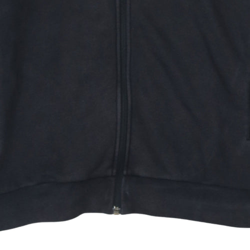 Adidas Men’s Black Full Zip Hoodie Size M Sportswear