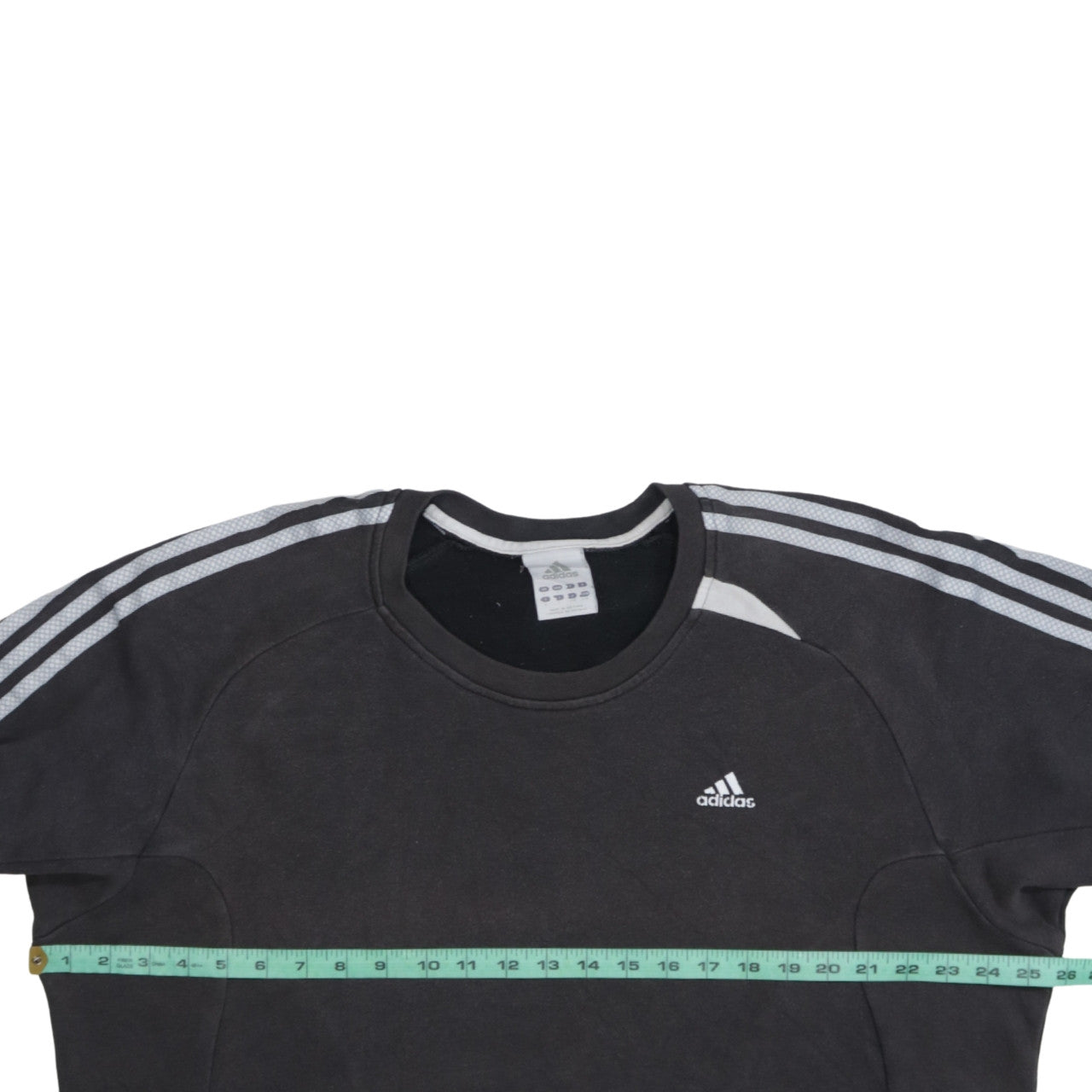 Adidas Mens Black Crew Neck Pullover Sweatshirt Size L