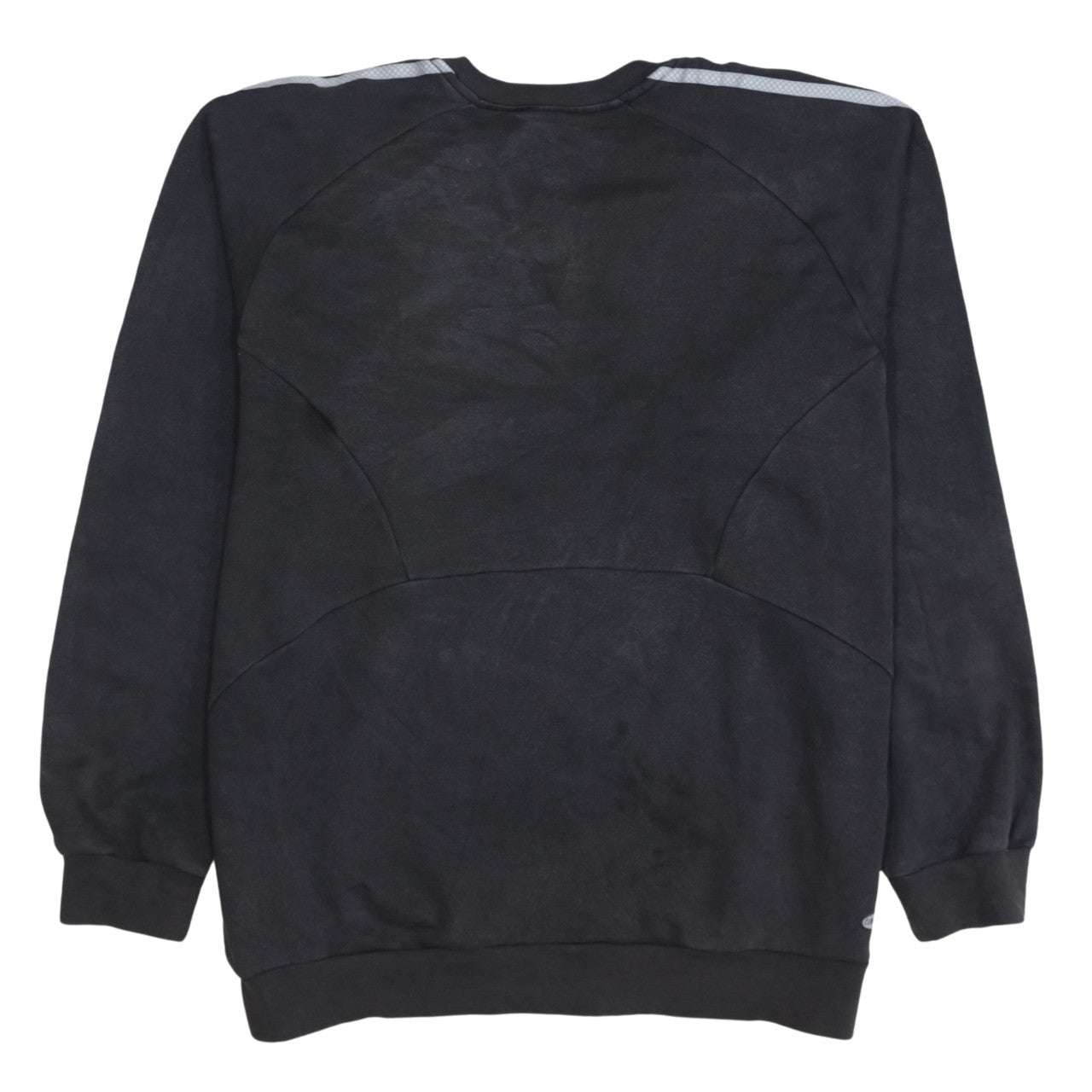 Adidas Mens Black Crew Neck Pullover Sweatshirt Size L