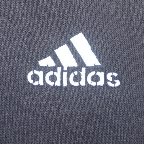 Adidas Mens Black Crew Neck Pullover Sweatshirt Size L