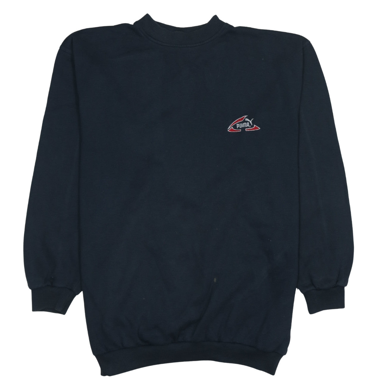 Puma Men’s Blue XL Pullover Sweatshirt Vintage Logo Fleece