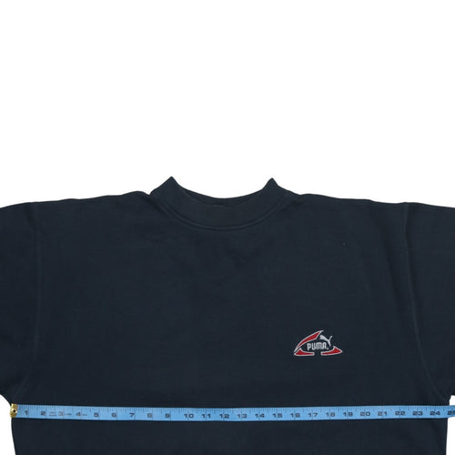 Puma Men’s Blue XL Pullover Sweatshirt Vintage Logo Fleece
