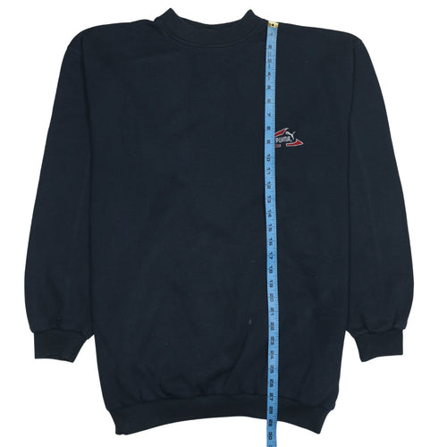 Puma Men’s Blue XL Pullover Sweatshirt Vintage Logo Fleece