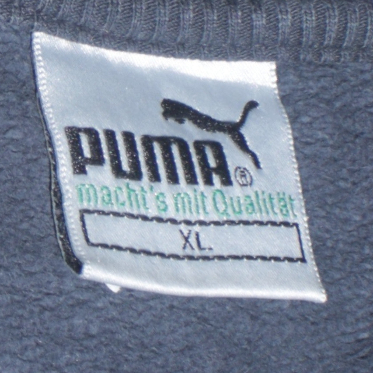 Puma Men’s Blue XL Pullover Sweatshirt Vintage Logo Fleece