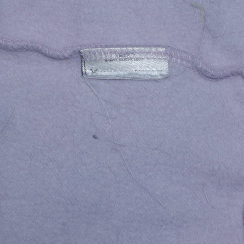 Puma Womens Lilac Pullover Hoodie XXL Relaxed Fit Cotton Blend