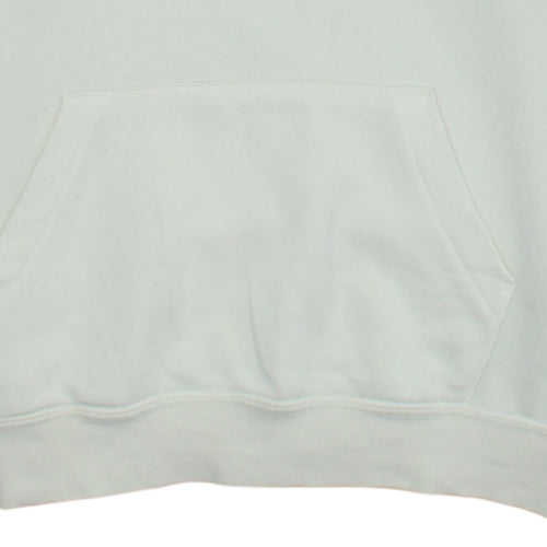 Nike Womens White XS Pullover Hoodie Lightweight Cotton Blend