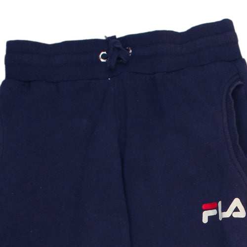Fila Men's Navy Blue XS Jogger Sweatpants Drawstring Cuffed