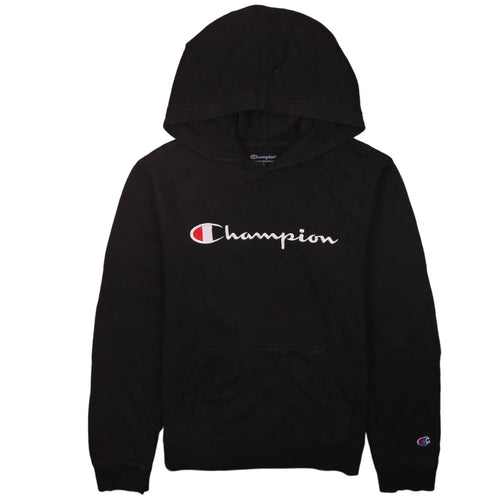 Champion Womens Black XL Pullover Hoodie Sweatshirt