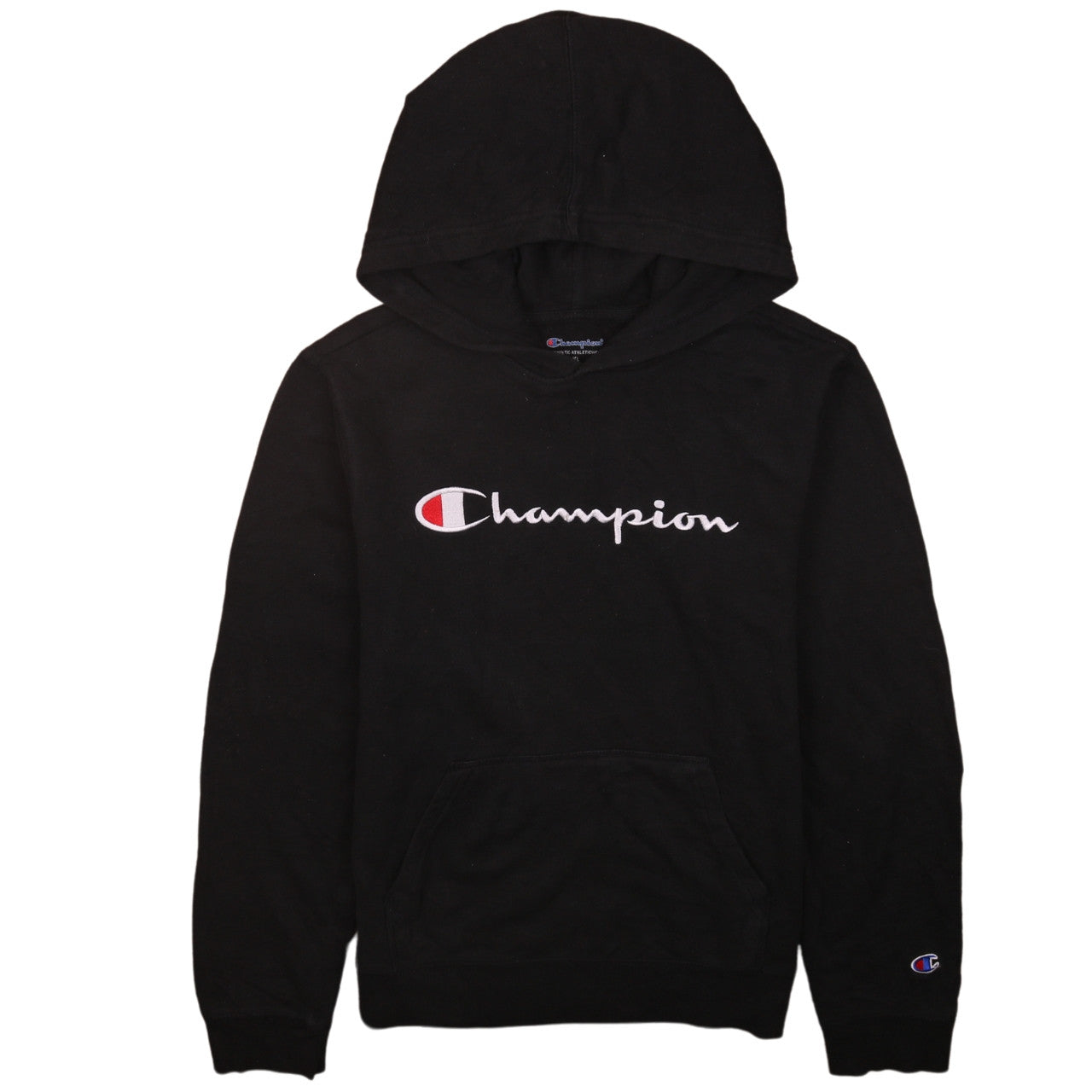 Champion Womens Black XL Pullover Hoodie Sweatshirt